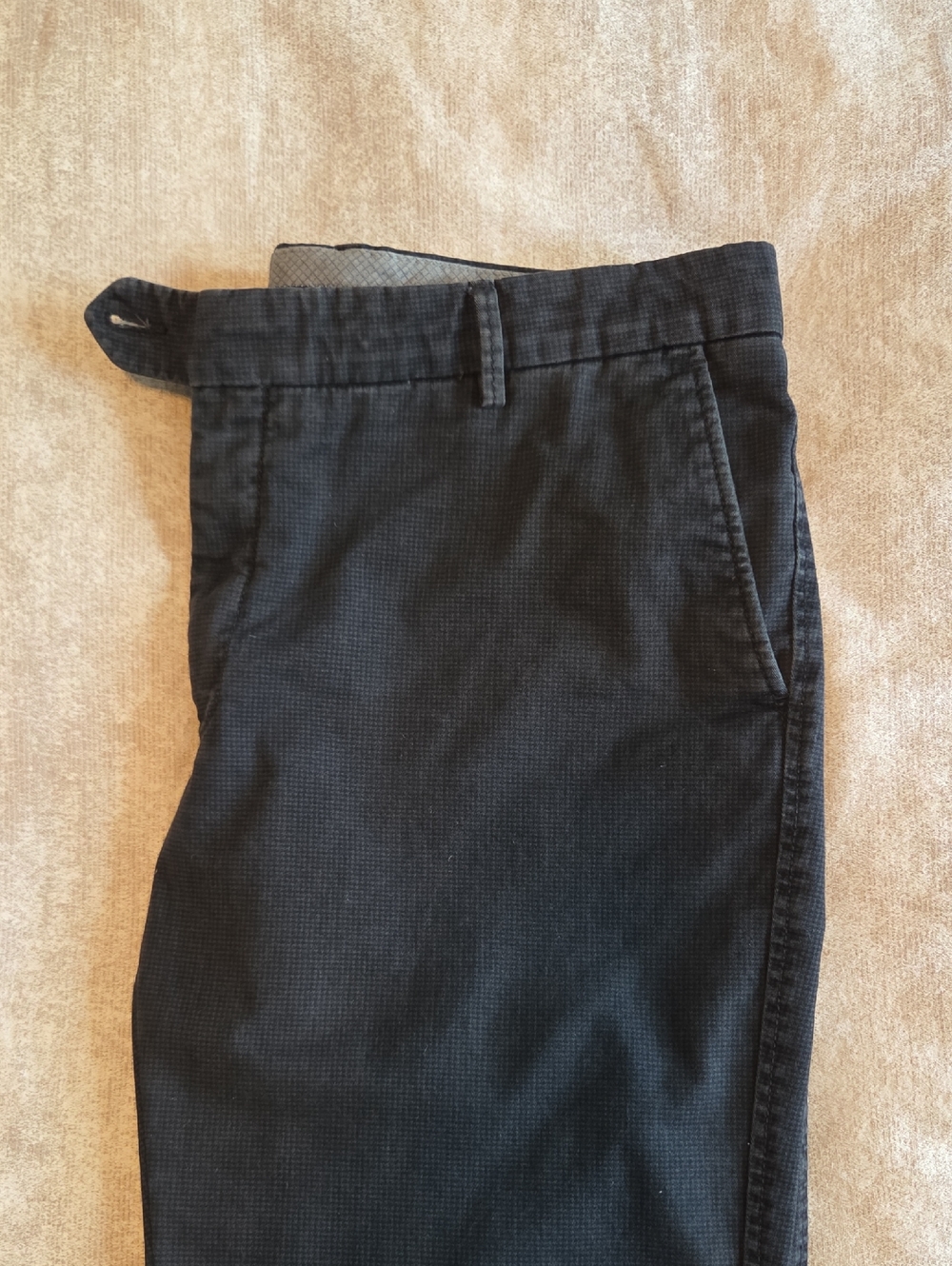 Men's Navy Casual Chino Pants